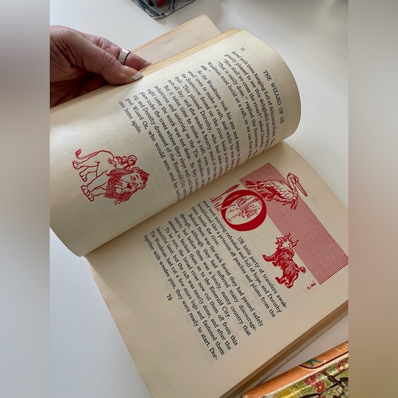 Vintage Books The Wizard of Oz L. Frank Baum/Jungle Book/WIZ split book 1963 - Picture 12 of 16